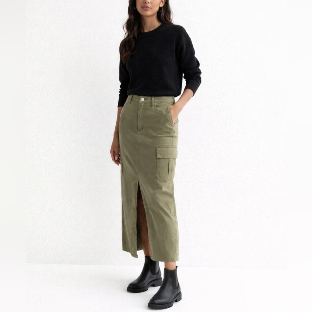 Jason Wu Green Utility Skirt